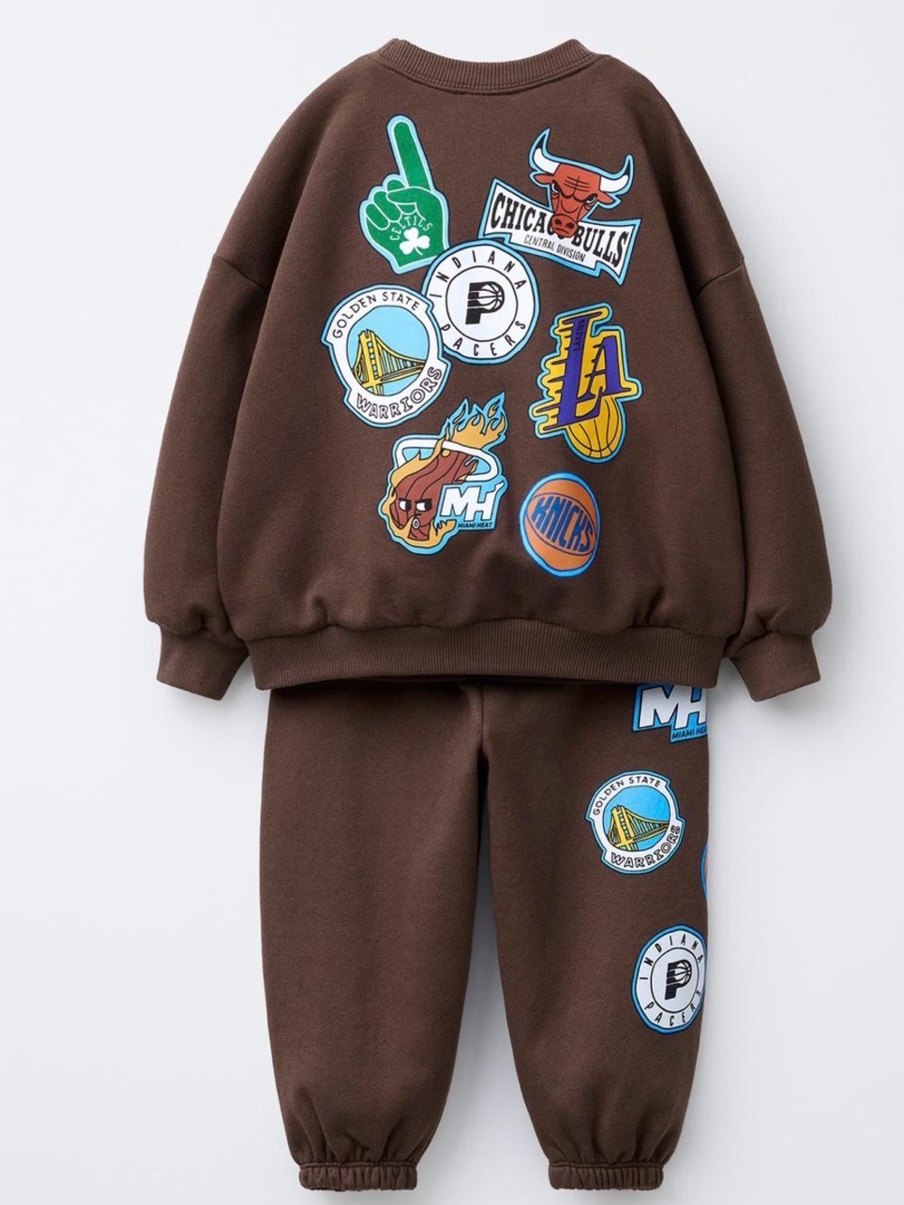 Zara NBA sweatshirt and pant set